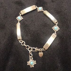 Silver and Turquoise Bracelet